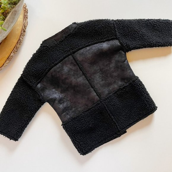 Milibam Black Sherpa Jacket | Size 110/3 - Picture 4 of 7